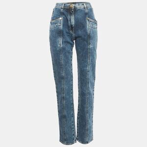 Versace Blue Denim Straight Jeans S/waist 26"